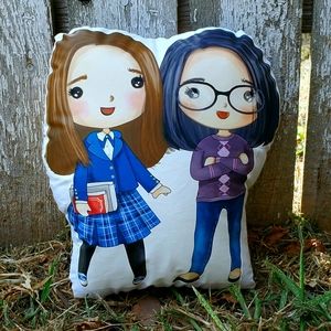 Gilmore Girls Rory and Lane Pillow Pal. New.